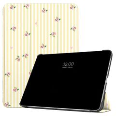 imoshion Coque tablette Design Trifold Apple iPad Air 11 pouces (2026) M4 / (2025) M3 / (2024) M2 / Air 5 (2022) / Air 4 (2020) - Garden Stripes
