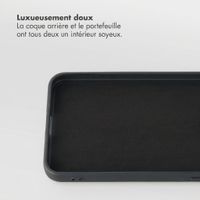 Selencia Étui portefeuille amovible Olyn avec MagSafe Samsung Galaxy A57 (5G) - Noir