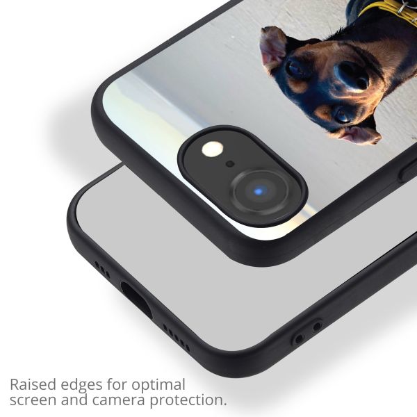 Concevez votre propre coque en gel Apple iPhone 16e - Noir