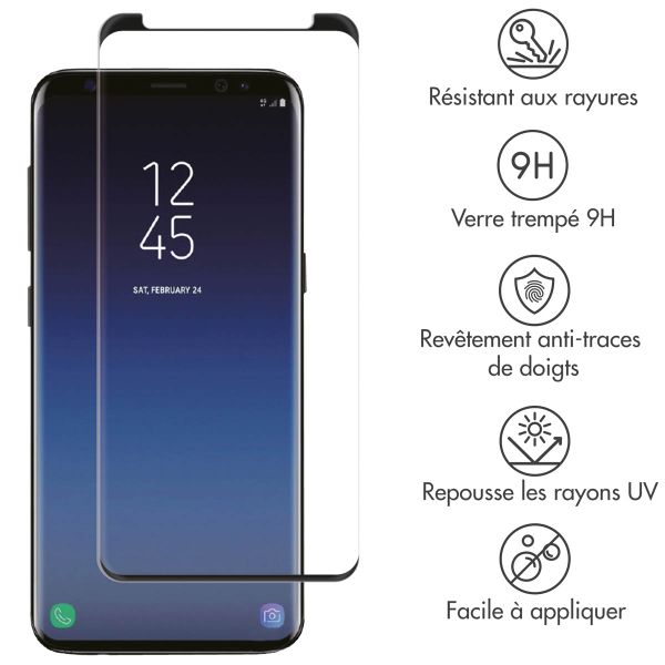 Selencia Protection d'écran premium en verre trempé durci Galaxy S9