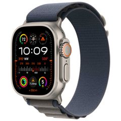 Apple Alpine Loop Band Apple Watch Series 1 á 10 / SE / Ultra (2) (44/45/46/49 mm) - Taille S - Bleu