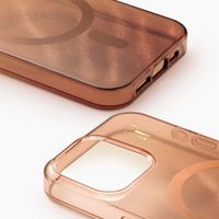 iDeal of Sweden Coque Clear MagSafe Apple iPhone 15 Pro - Mocha Mousse