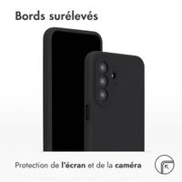 Accezz Coque Liquid Silicone Samsung Galaxy A27 (5G) - Noir