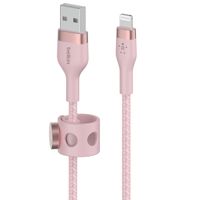 Belkin ﻿Câble Boost↑Charge™ USB-A vers Lightning en silicone tressé - 1 mètre - Rose