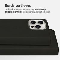 Accezz Étui de téléphone portefeuille Wallet iPhone 16 Pro Max - Noir