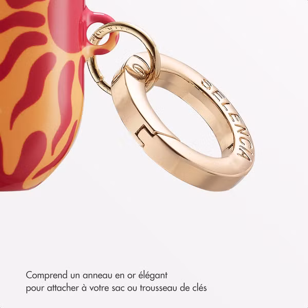 Selencia Coque Vivid Apple AirPods 4 - Tropical Vibes Apricot