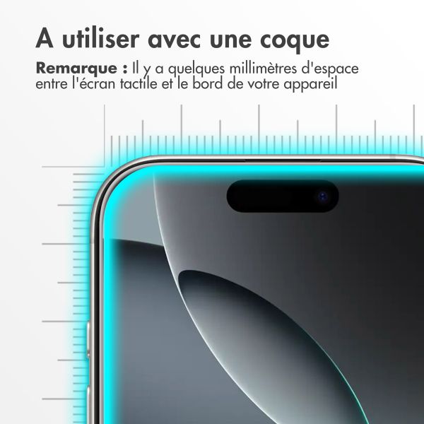 Accezz Protection d'écran en verre trempé 2-pack Apple iPhone Air