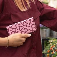 imoshion Étui de télephone portefeuille Design Apple iPhone SE (2022 / 2020) / 8 / 7 / 6(s) - Hearty Blush