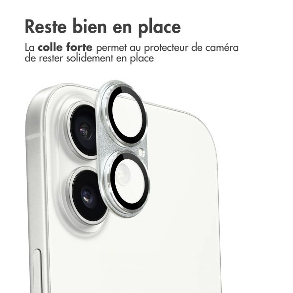 imoshion Protection Caméra en verre trempé 2 Pack Apple Apple iPhone 17 - Silver