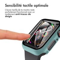 imoshion Coque rigide à couverture complète Apple Watch 4 / 5 / 6 / SE - 40 mm - Vert foncé