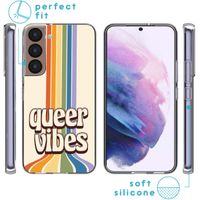 imoshion Coque Design Samsung Galaxy S22 - Rainbow Queer vibes