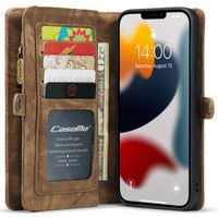 CaseMe Etui de téléphone de luxe en cuir deux iPhone 13 Pro Max