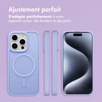 imoshion Coque Color Guard avec MagSafe Apple iPhone 15 Pro - Lila / Lilac