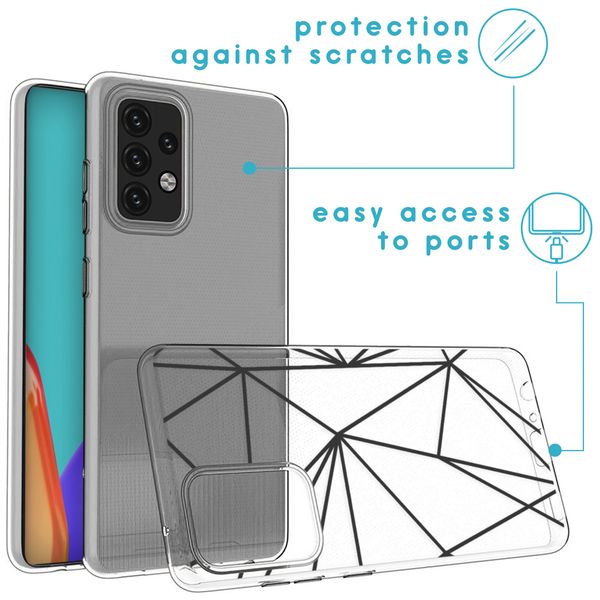 imoshion Coque Design Samsung Galaxy A52(s) (5G/4G) - Graphic Cube