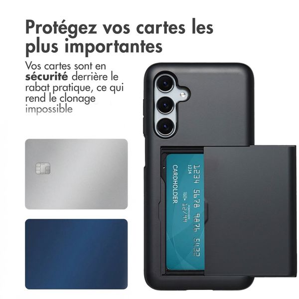 imoshion Coque arrière avec porte-cartes Samsung Galaxy A16 - Noir