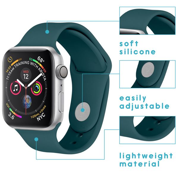 imoshion Bracelet silicone Apple Watch Series 1-10 / SE / Ultra (2) - 42/44/45/46/49 mm