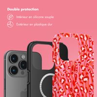 Selencia Coque arrière Vivid Tough avec MagSafe iPhone 15 Pro Max - Wild Spots Lipstick