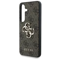 Guess Coque 4G Metal Logo Backcover Samsung Galaxy S25 Plus - Marron