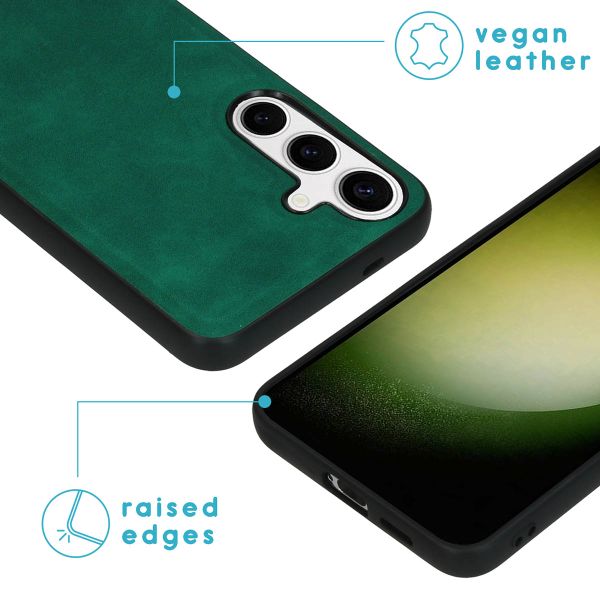 imoshion Etui de télephone luxe 2-en-1 amovible Samsung Galaxy S24 - Vert foncé