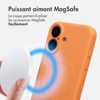 imoshion Coque Couleur avec MagSafe Apple iPhone 16 - Neon Orange
