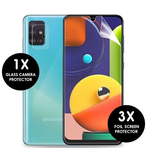 imoshion Protection d'écran + en verre Appareil photo Galaxy A51