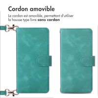 imoshion Etui de téléphone portefeuille avec cordon Samsung Galaxy A53 - Turquoise