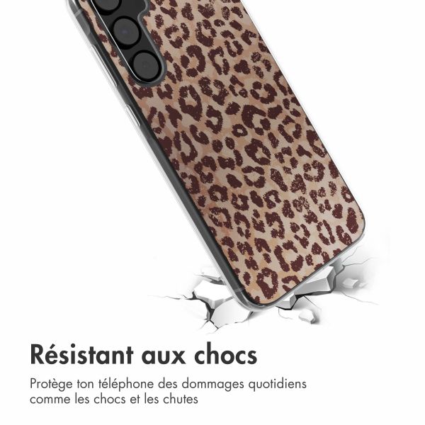 imoshion Coque design pour Samsung Galaxy A55 - Leopard Mood