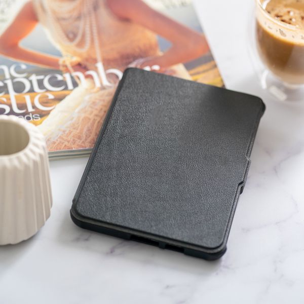 imoshion Étui de liseuse portefeuille Slim Soft Kobo Nia - Noir