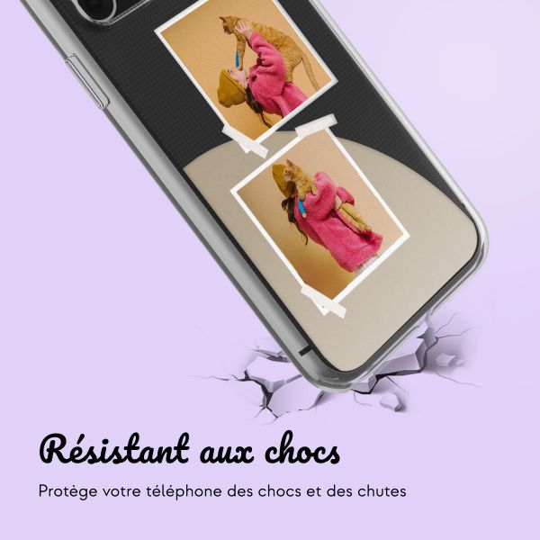 Coque personnalisée avec pellicule N°2 iPhone 11 - Transparent