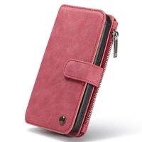 CaseMe Étui luxe 2-en-1 à rabat iPhone 12 Mini - Rouge