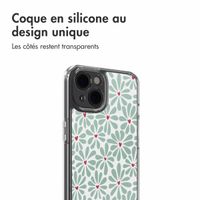 imoshion Coque Design Apple iPhone 14 - Bloom Love Sage Green