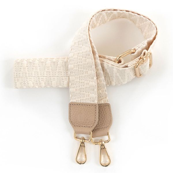 Dutchies Phone Strap - Cordon de téléphone universel réglable - Latte Knit / Beige