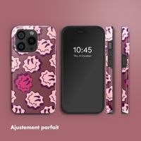 Selencia Coque arrière Vivid avec MagSafe Apple iPhone 15 Pro - Wavy Smiley Pink