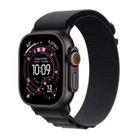 Apple Bracelet Alpine Loop Apple Watch Series 1 - 11 / SE / Ultra (44/45/46/49 mm) - Taille L - Black / Natural Titanium