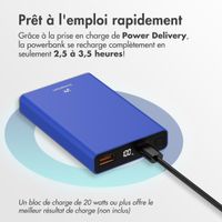 imoshion Ultra Series Batterie externe 10.000 mAh - Bleu Cobalt