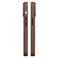 Woodcessories Coque Bio Leather MagSafe iPhone 15 - Brun