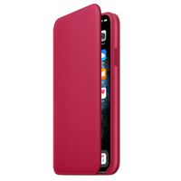 Apple Étui de téléphone Leather Folio Apple iPhone 11 Pro Max -Raspberry