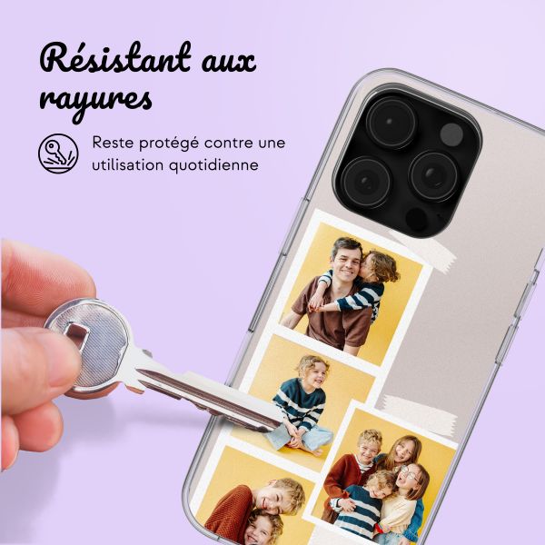 Coque personnalisée avec pellicule N°1 iPhone 16 Pro Max - Transparent