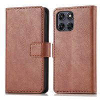 imoshion Étui de télephone portefeuille de luxe Motorola Moto G77 - Marron