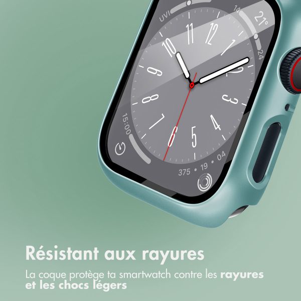 imoshion Coque rigide à couverture complète Apple Watch 4 / 5 / 6 / SE - 40 mm - Vert foncé