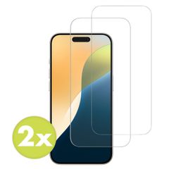 Accezz Protection d'écran en verre trempé 2-pack iPhone 16 Pro