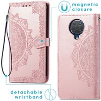 imoshion Etui de téléphone Mandala Nokia G10 / G20 - Rose Champagne