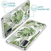 imoshion Coque Design Samsung Galaxy A41 - Monstera Leaves