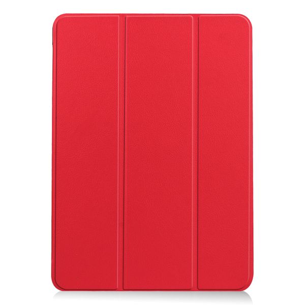 imoshion Coque tablette Trifold iPad Air 11 pouces (2024) M2 / Air 5 (2022) / Air 4 (2020) - Rouge