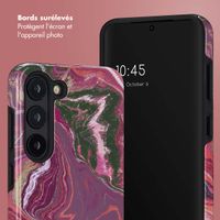 Selencia Coque arrière Vivid Samsung Galaxy S23 - Marble Purple