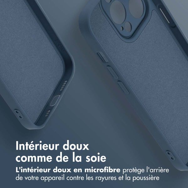 imoshion Coque Couleur avec MagSafe iPhone 14 Pro - Bleu foncé