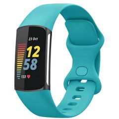 imoshion Bracelet silicone Fitbit Charge 5 / Charge 6 - Taille L - Turquoiose