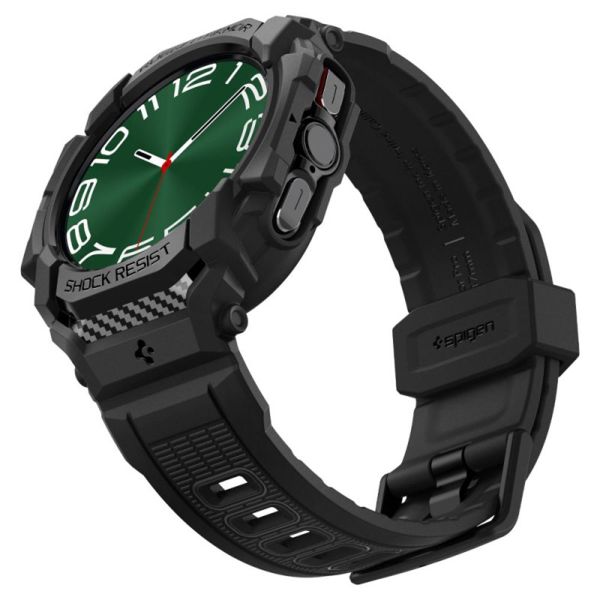 Spigen Rugged Armor™ Pro Case Samsung Galaxy Watch Ultra (2024/2025) - Noir Mat