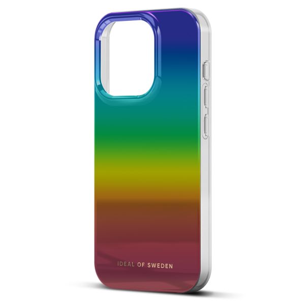 iDeal of Sweden Coque arrière Mirror iPhone 15 Pro - Rainbow