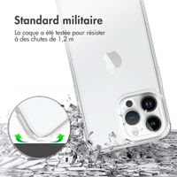 Accezz Coque Xtreme Impact Apple iPhone 15 Pro Max - Transparent